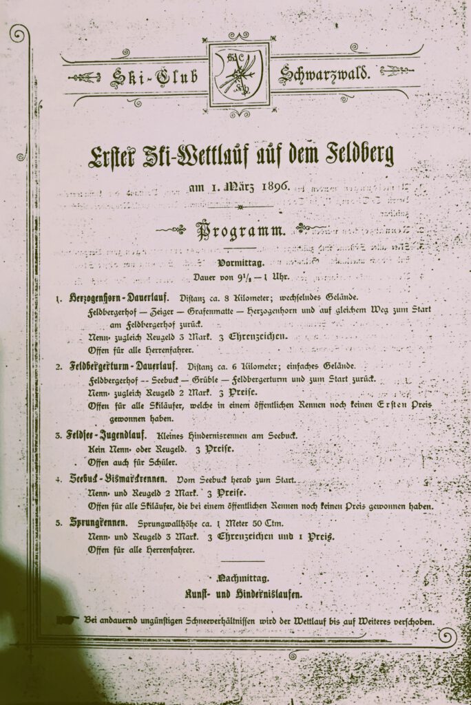 Ausschreibung von 1896