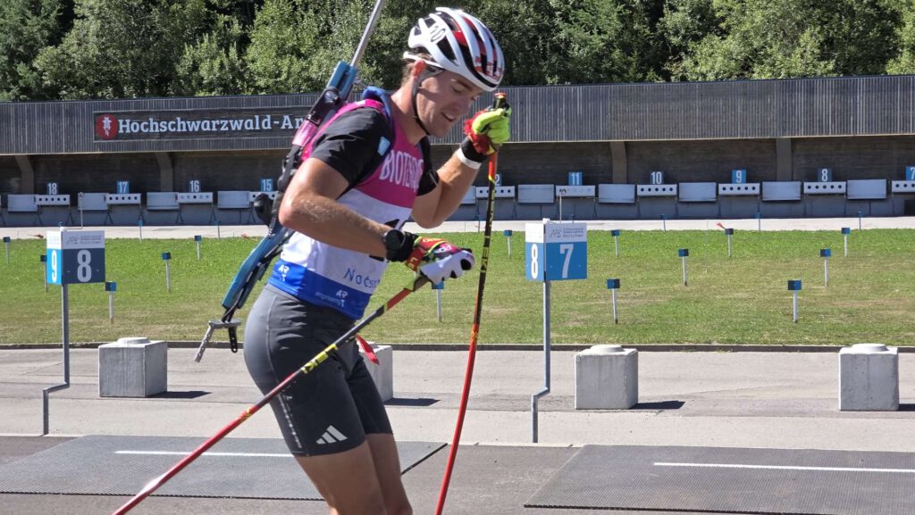 Fabian Kasel bei den deutschen Meisterschaften Biathlon